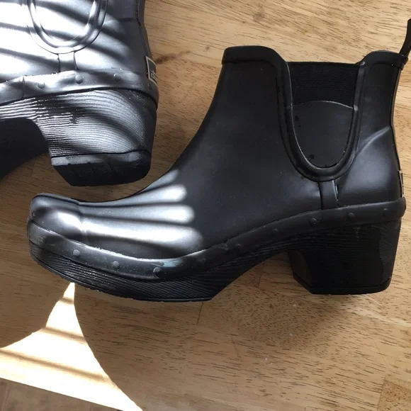 Dansko Black Heeled Boots - Picture 3 of 5